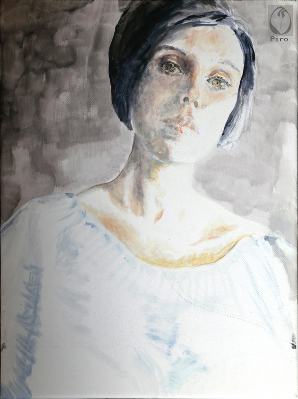 oil on canvas - olio su tela di Piro